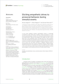 Petrocchi_2022_Frontiers_Front Psych_Eliciting empathetic drives